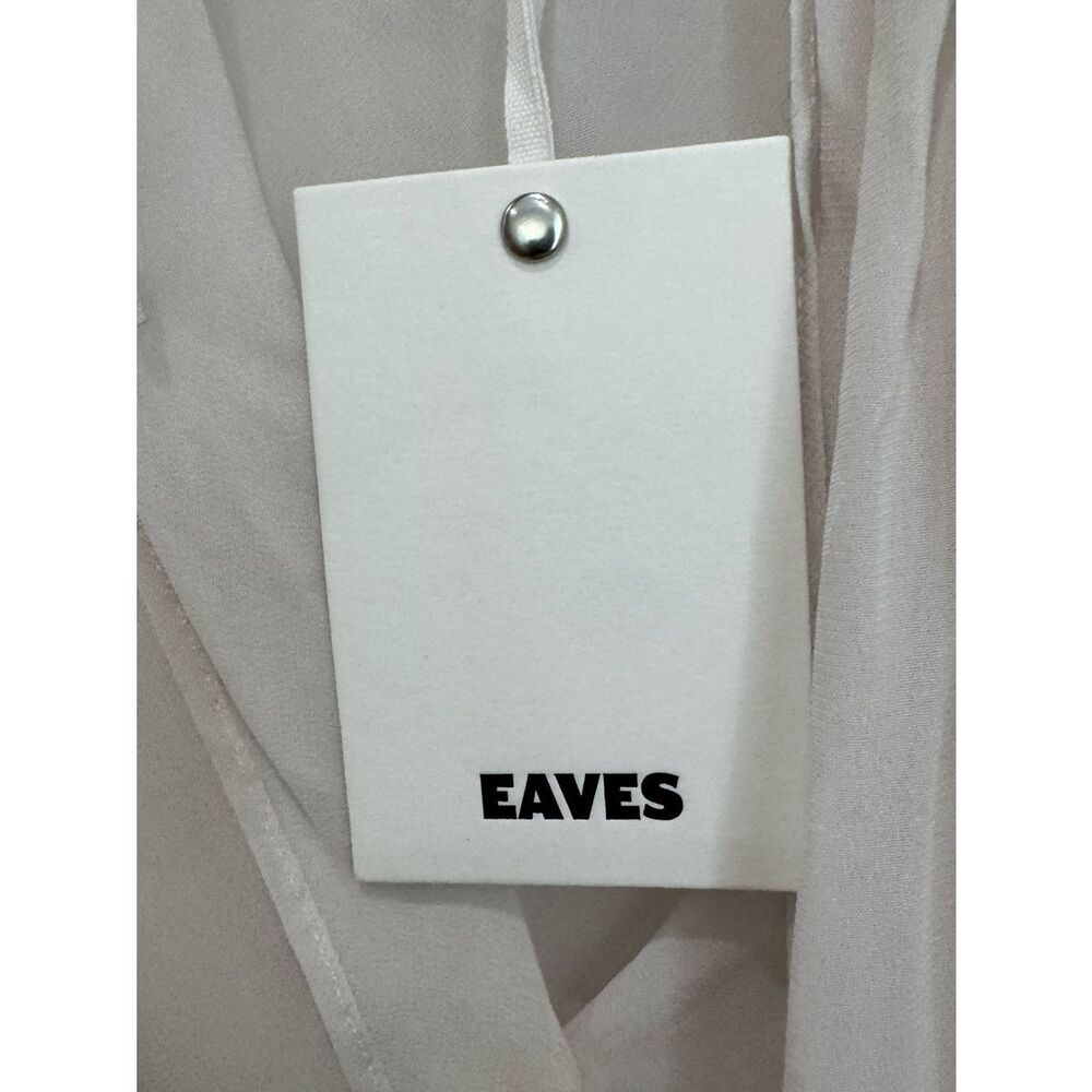 NWT EAVES Via Scarf Blouse in Ivory - Picture 13 of 14